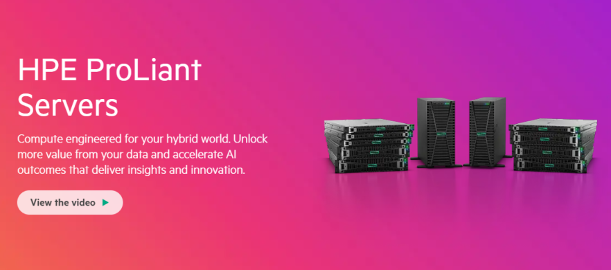 HPE Compute Web Page